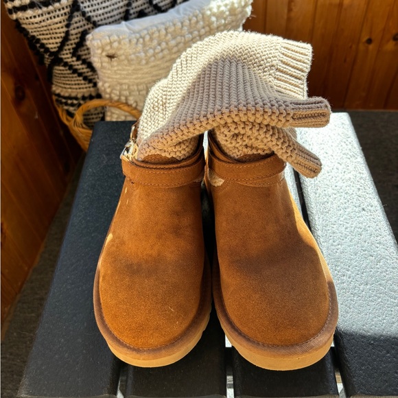 Ugg Purl Strap Chestnut & Knit Boots - Picture 2 of 6